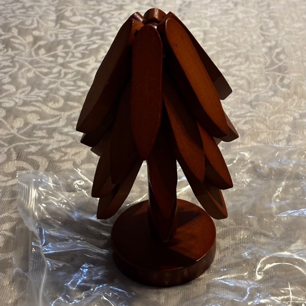 Wooden Tree Trivet‎ Set - Picture 8 of 8